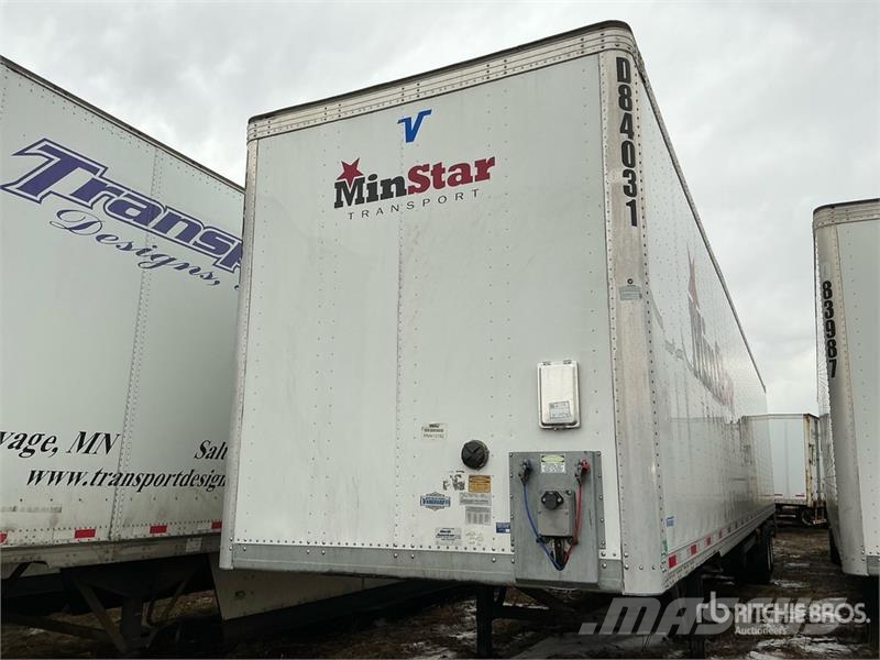 Vanguard Maxcube 53 ft x 102 in T/A Specialized Decking Van Box body trailers