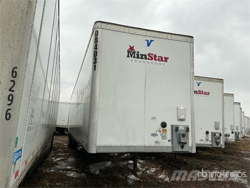 Vanguard Maxcube 53 ft x 102 in T/A Specialized Decking Van Box body trailers
