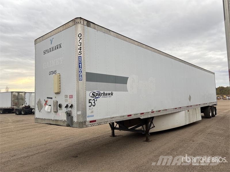 Vanguard MaxCube 53 ft x 102 in T/A Van Trailer Cajas de remolque