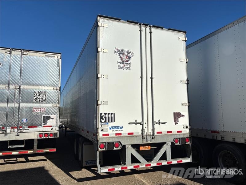 Vanguard MaxCube 53 ft x 102 in T/A Van Trailer مقطورات ذات هيكل صندوقي