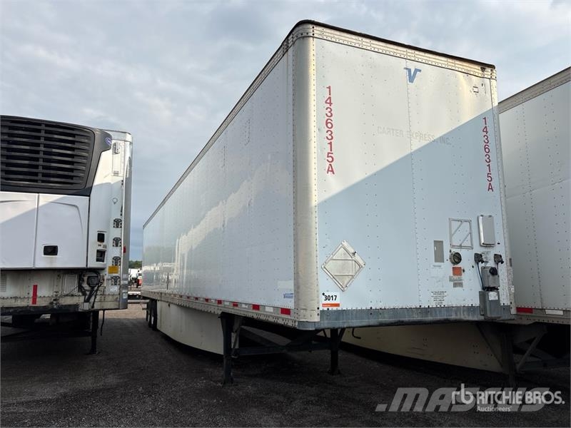 Vanguard MaxCube 53 ft x 102 in T/A Van Trailer Furgons