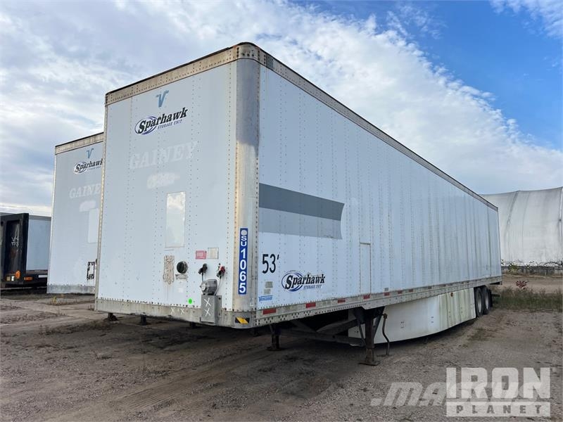 Vanguard MaxCube 53 ft x 102 in T/A Van Trailer Furgons