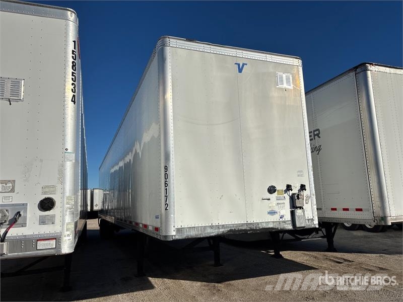 Vanguard MAXCUBE 53 ft x 102 in T/A Van Trailer Rimorchi cassonati