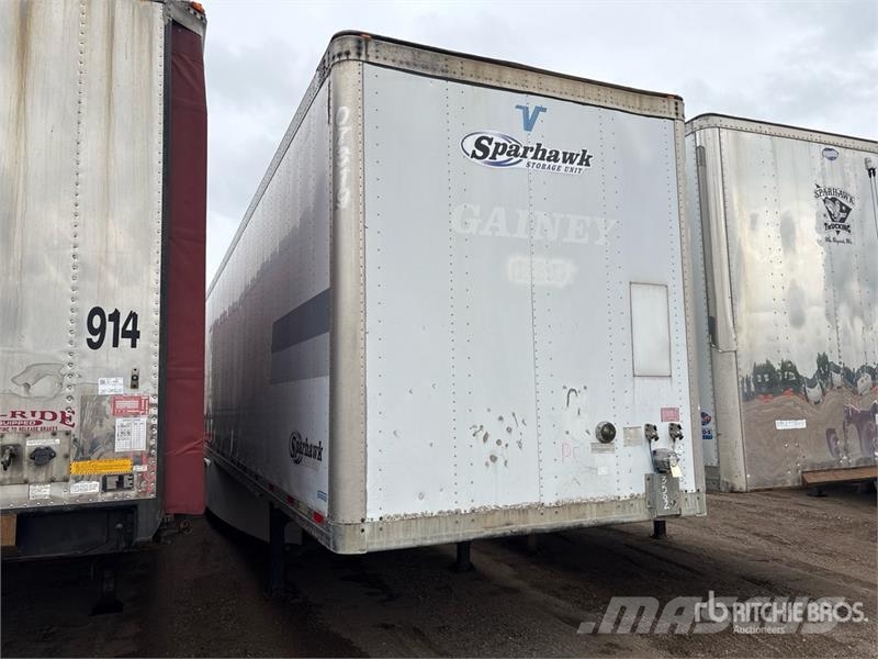 Vanguard MaxCube 53 ft x 102 in T/A Van Trailer Remorque Fourgon