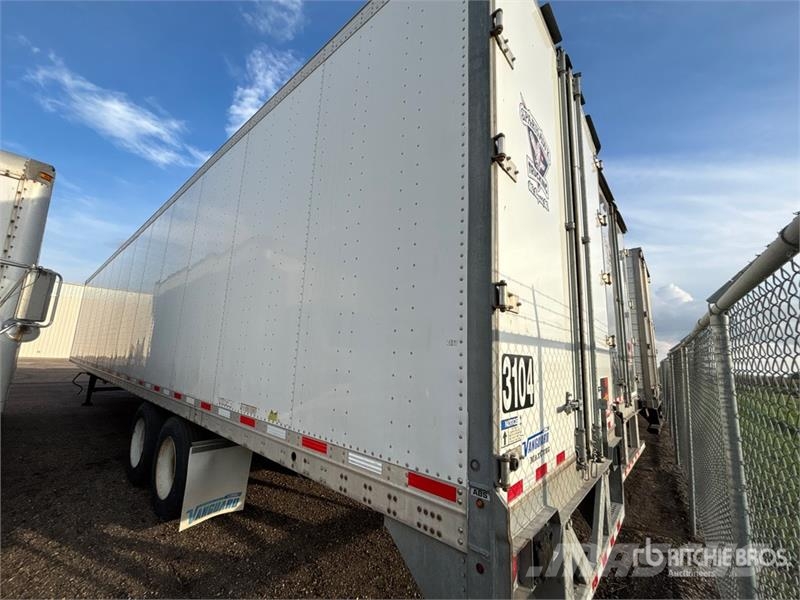 Vanguard MaxCube 53 ft x 102 in T/A Van Trailer Remorque Fourgon