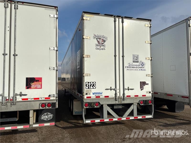 Vanguard MaxCube 53 ft x 102 in T/A Van Trailer Remorque Fourgon