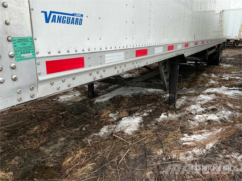 Vanguard Maxcube 53 ft x 102 in T/A Specialized Decking Van Box body trailers