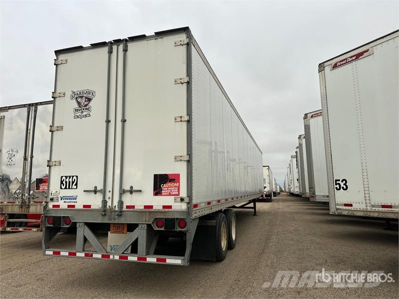 Vanguard MaxCube 53 ft x 102 in T/A Van Trailer Remorque Fourgon