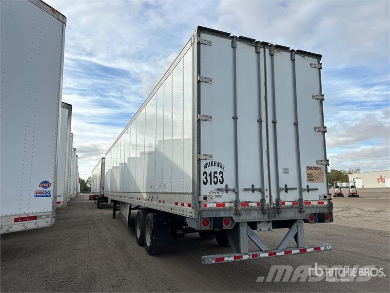 Vanguard VXP 53 53 ft x 102 in T/A Van Trailer 箱體拖車