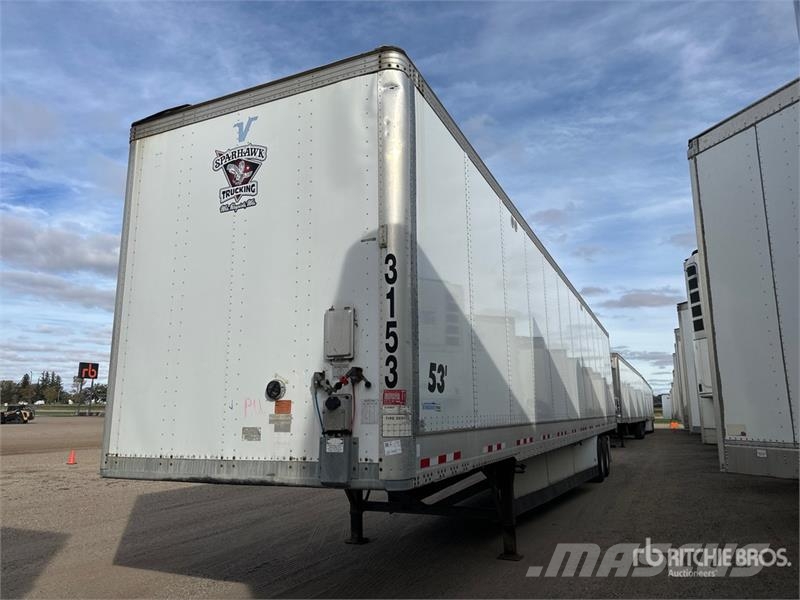 Vanguard VXP 53 53 ft x 102 in T/A Van Trailer 箱體拖車