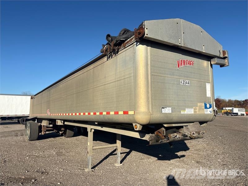Vantage 53 ft T/A Frameless End Dump Trailer Reboques basculantes
