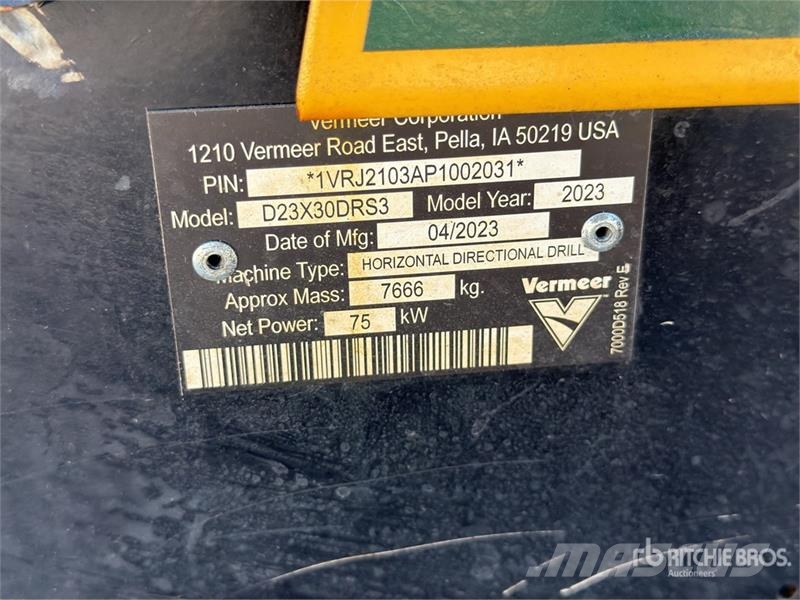 Vermeer D23X30DRS3 Directional Drill Oprema za horizontalno usmereno bušenje