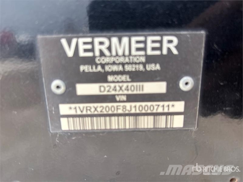 Vermeer D24X40III Directional Drill w/ Lucon 25 ft 22T212A Oprema za vodoravno smerno vrtanje