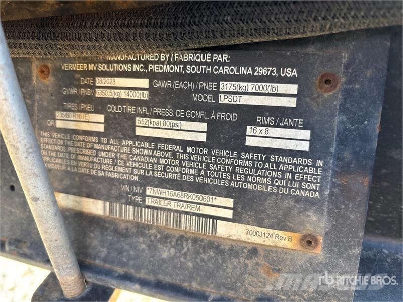 Vermeer LP573SDT T/A Vacuum Excavation Unit Drilling equipment accessories and spare parts