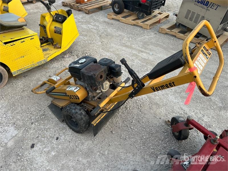 Vermeer SC130 Walk Behind Stump Grinder Gradas vibratorias / rotocultivadoras