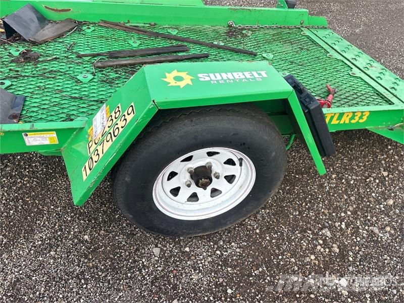 Vermeer TLR33 13 ft S/A Tilt Deck Trencher Trailer Низькорамні причепи