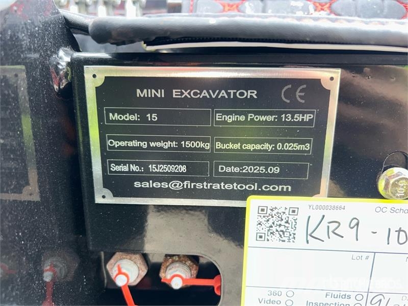 Vicsec VC15 Mini Excavator (Unused) Minigravemaskiner