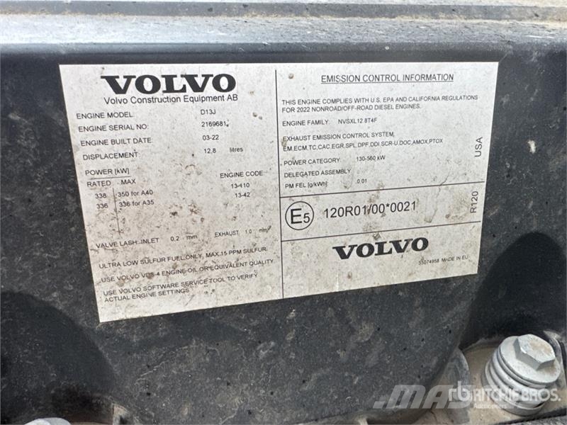 Volvo A40G Articulated Dump Truck Dúmpers articulados