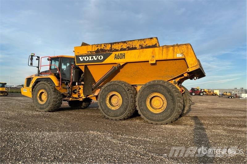 Volvo A60H Articulated Dump Truck Belden kirma kaya kamyonu