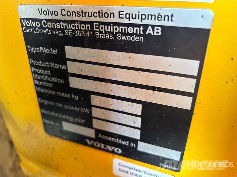 Volvo A60H Articulated Dump Truck Belden kirma kaya kamyonu