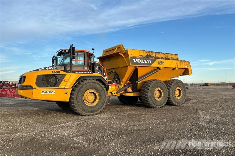 Volvo A60H Articulated Dump Truck Belden kirma kaya kamyonu