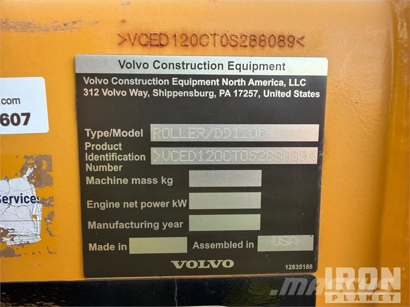 Volvo DD120C Double Drum Roller Twin drum rollers