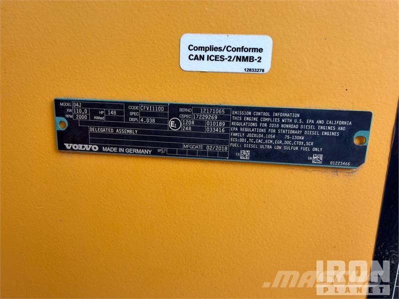 Volvo DD120C Double Drum Roller Twin drum rollers