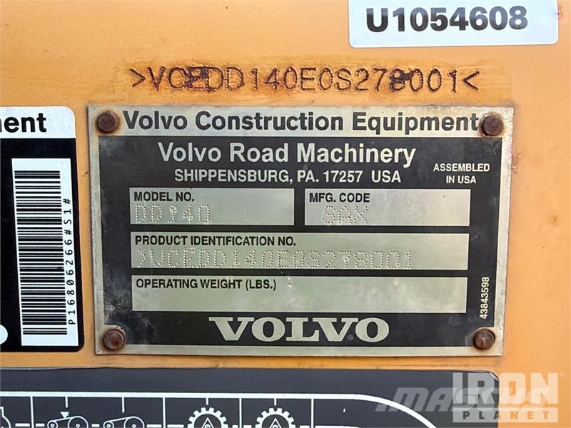 Volvo DD140 Double Drum Roller Ikerdobos hengerek