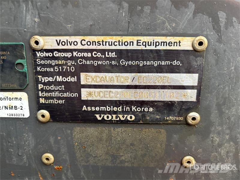 Volvo EC220ELR Tracked Excavator Raupenbagger