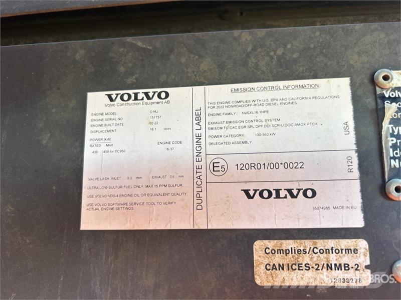 Volvo EC950FL VG Tracked Excavator Roomikekskavaatorid