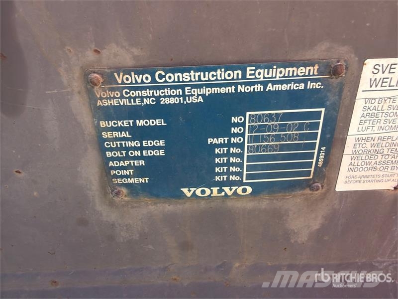 Volvo L70E Naudoti ratiniai krautuvai
