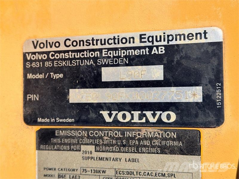 Volvo L90F Wheel Loader Wheel loaders