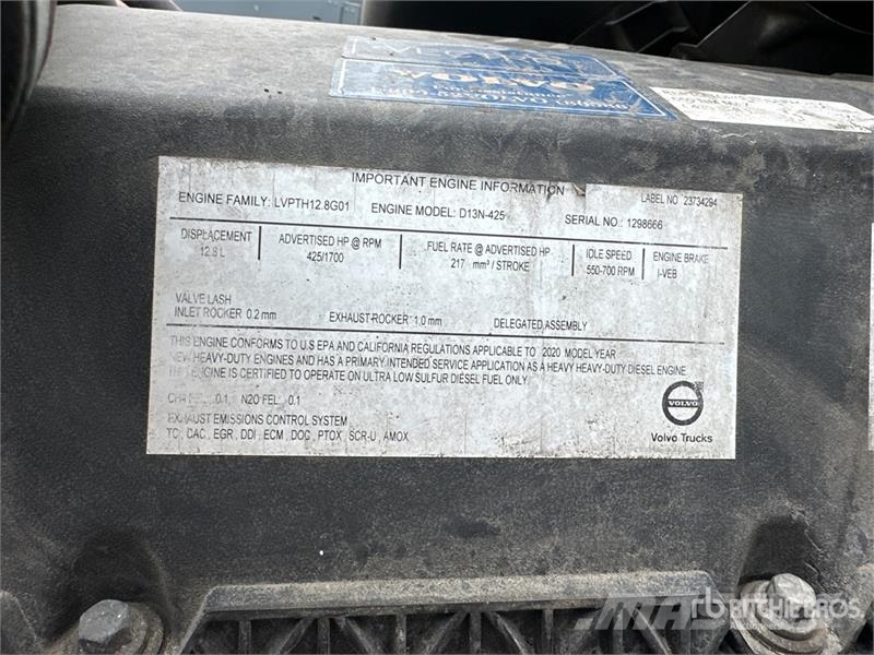 Volvo VNL860 曳引機組件