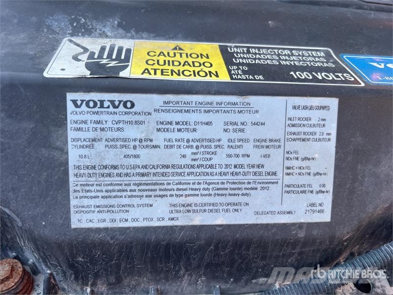 Volvo VNM430 曳引機組件