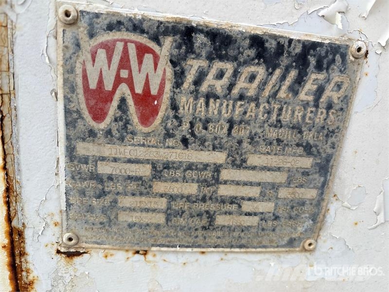  W-W Trailer 12 ft T/A Enclosed Trailer Прицепы-фургоны