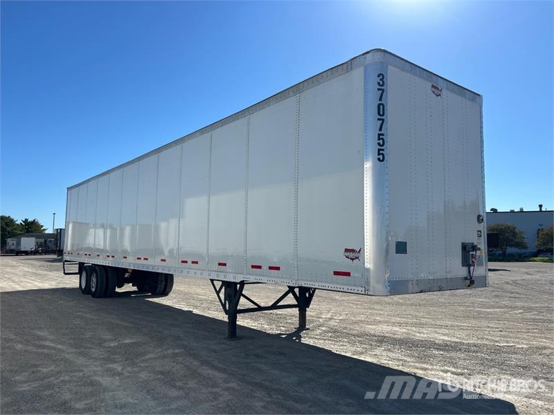 Wabash 53 ft x 102 in T/A Van Trailer Furgons