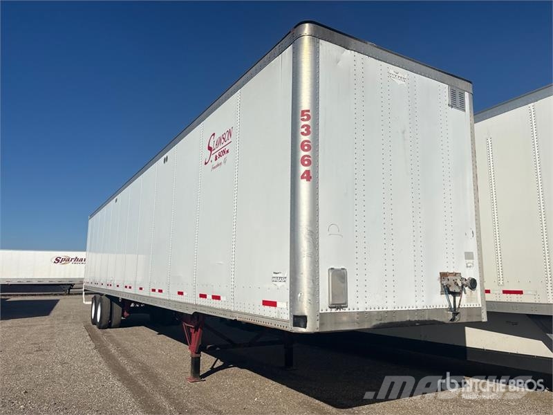 Wabash 53 ft x 102 in T/A Van Trailer Furgons