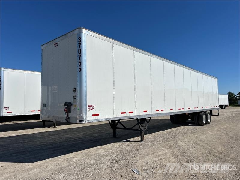 Wabash 53 ft x 102 in T/A Van Trailer Furgons