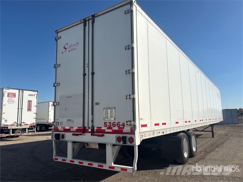 Wabash 53 ft x 102 in T/A Van Trailer Furgons