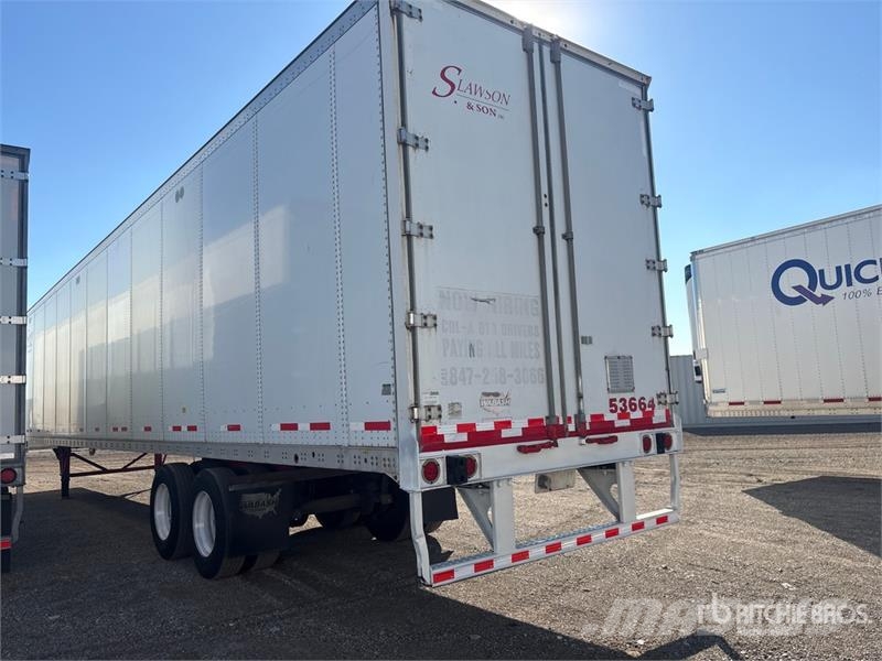 Wabash 53 ft x 102 in T/A Van Trailer Furgons