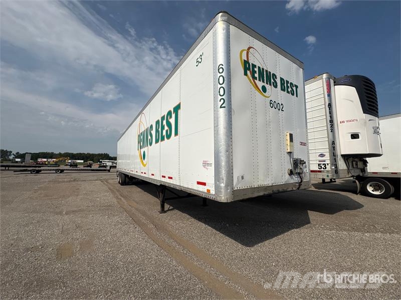 Wabash DVCVHPC 53 ft x 102 in T/A Van Trailer Van Body Trailers