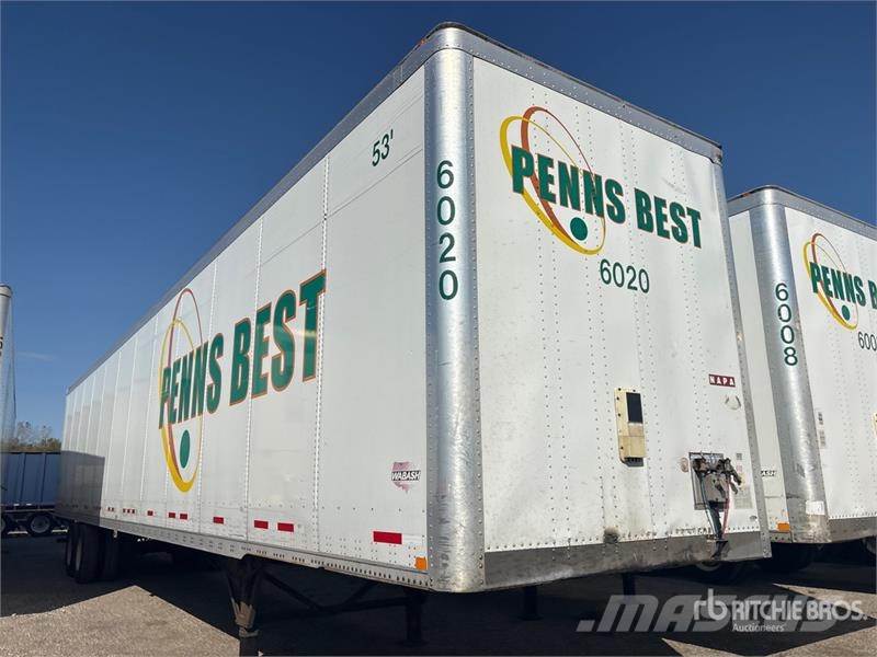 Wabash DVCVHPC 53 ft x 96 in T/A Van Trailer Prikolice sa sandukom