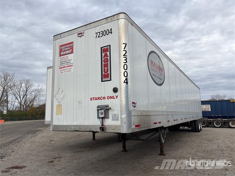 Wabash DVHDHPC 53 ft x 96 in T/A Van Trailer Box body trailers