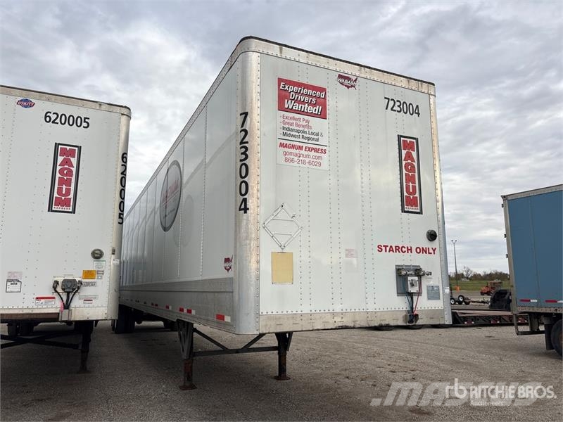 Wabash DVHDHPC 53 ft x 96 in T/A Van Trailer Box body trailers
