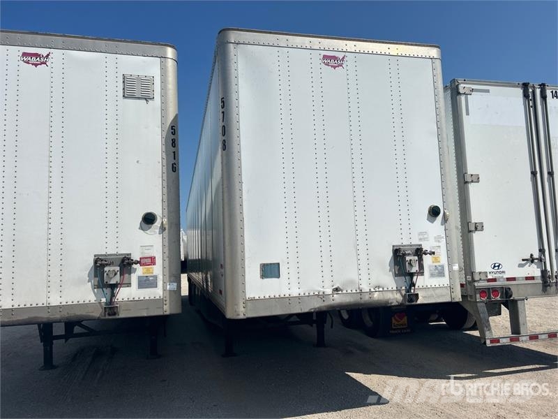 Wabash DVLSHPC 53 ft x 102 in T/A Van Trailer مقطورات ذات هيكل صندوقي