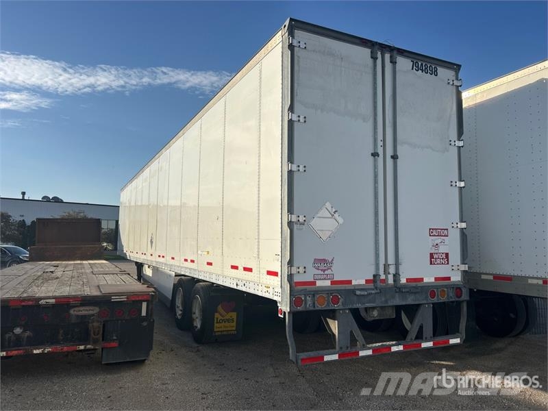 Wabash DVLSHPC 53 ft x 102 in T/A Van Trailer ボックスボディートレーラー