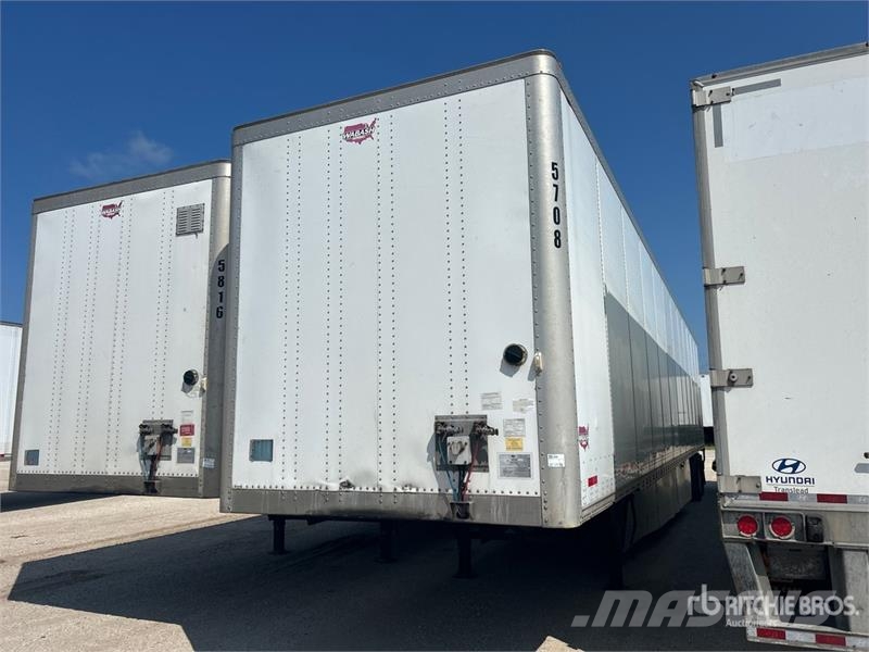 Wabash DVLSHPC 53 ft x 102 in T/A Van Trailer مقطورات ذات هيكل صندوقي