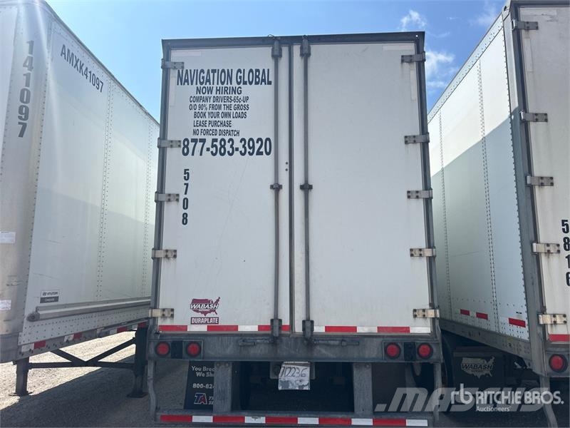 Wabash DVLSHPC 53 ft x 102 in T/A Van Trailer مقطورات ذات هيكل صندوقي