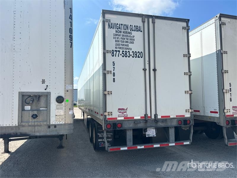 Wabash DVLSHPC 53 ft x 102 in T/A Van Trailer مقطورات ذات هيكل صندوقي