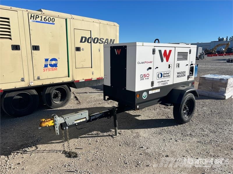 Wacker G50T4F 38 kW Mobile Generator Set Diesel Generators